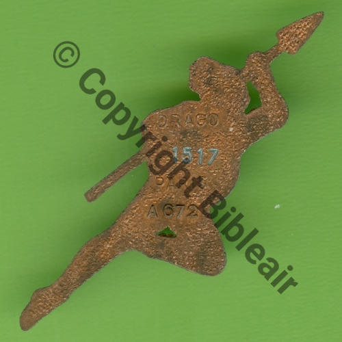 A0672 3eEIV HENRY ARNAUD GE.314 TOURS  DrP PAS ATTACHE Dos irreg scintillant No1517 NON EMAILLE Src.Y.GENTY 5Eur12.24 